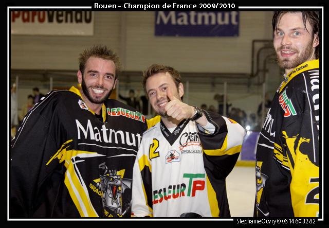 Photo hockey match Rouen - Angers  le 13/04/2010