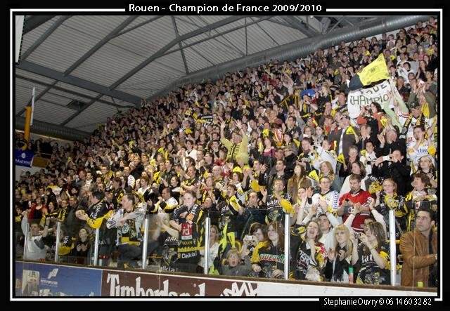 Photo hockey match Rouen - Angers  le 13/04/2010