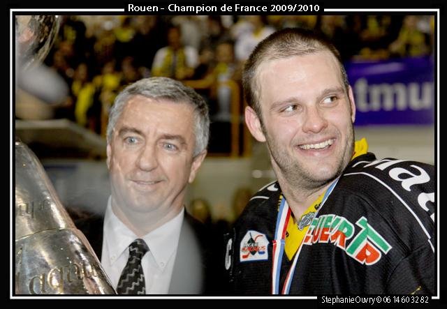 Photo hockey match Rouen - Angers  le 13/04/2010