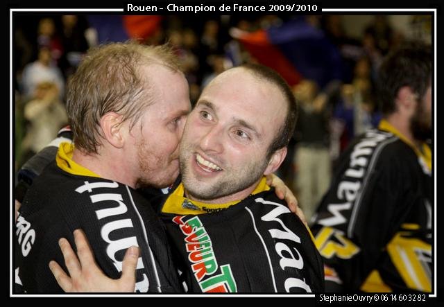 Photo hockey match Rouen - Angers  le 13/04/2010