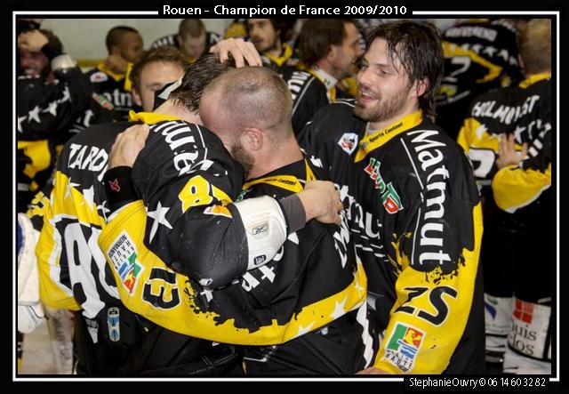 Photo hockey match Rouen - Angers  le 13/04/2010
