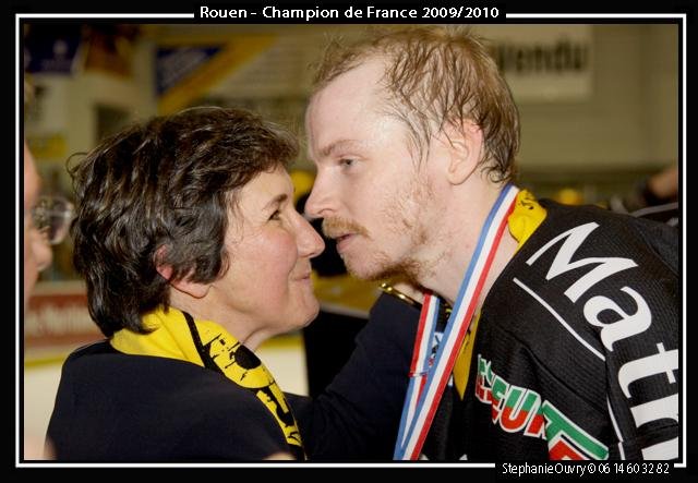 Photo hockey match Rouen - Angers  le 13/04/2010
