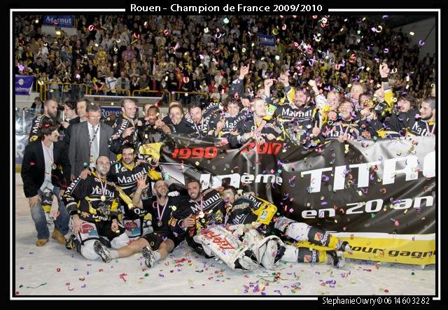 Photo hockey match Rouen - Angers  le 13/04/2010