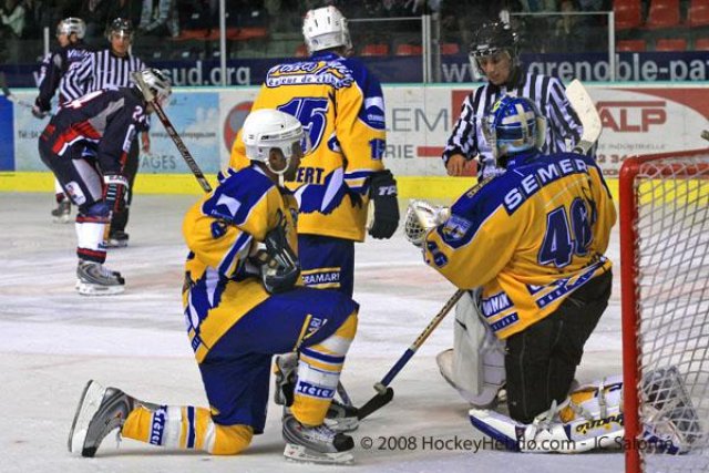 Photo hockey match Grenoble  - Chamonix  le 13/09/2008
