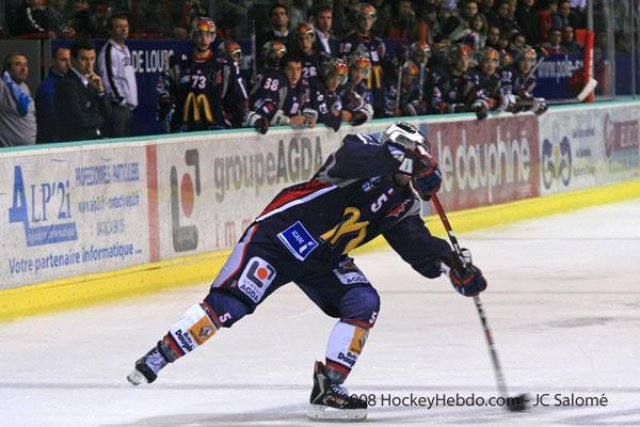 Photo hockey match Grenoble  - Chamonix  le 13/09/2008