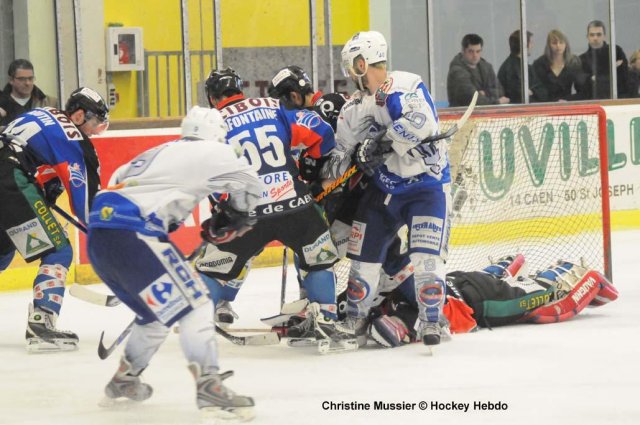 Photo hockey match Caen  - Reims le 18/04/2010