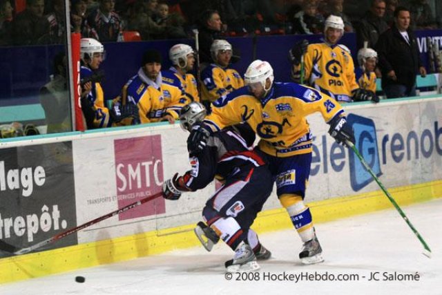 Photo hockey match Grenoble  - Chamonix  le 13/09/2008