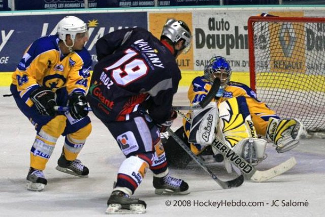 Photo hockey match Grenoble  - Chamonix  le 13/09/2008