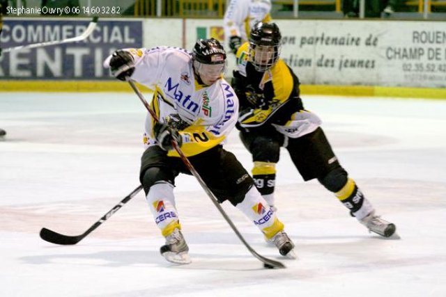 Photo hockey reportage Les Rouennais fêtent leurs héros