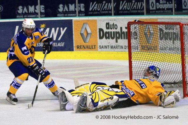 Photo hockey match Grenoble  - Chamonix  le 13/09/2008