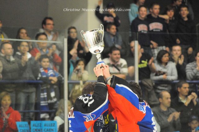 Photo hockey match Caen  - Brest  le 24/04/2010