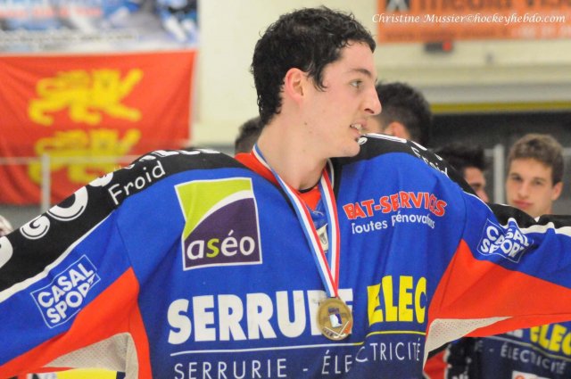Photo hockey match Caen  - Brest  le 24/04/2010