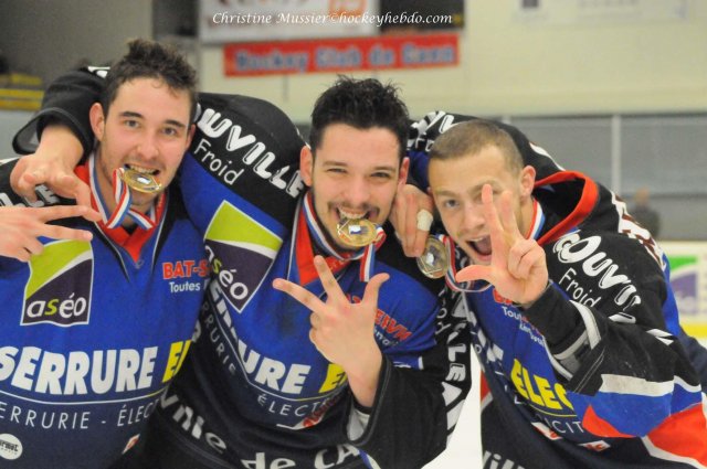 Photo hockey match Caen  - Brest  le 24/04/2010