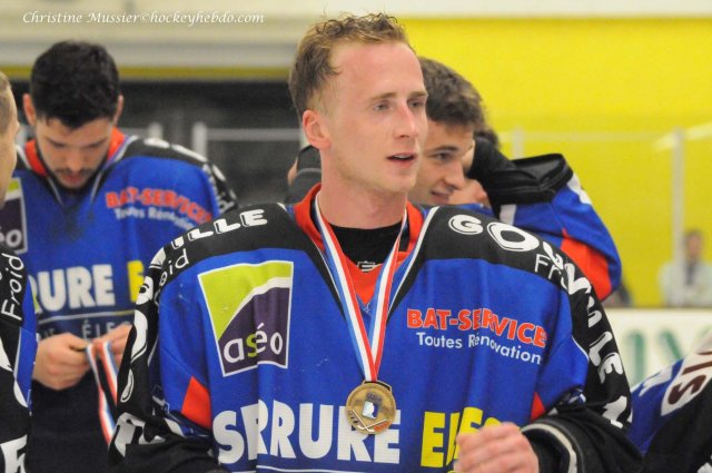 Photo hockey match Caen  - Brest  le 24/04/2010