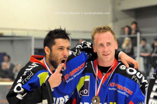 Photo hockey match Caen  - Brest  le 24/04/2010