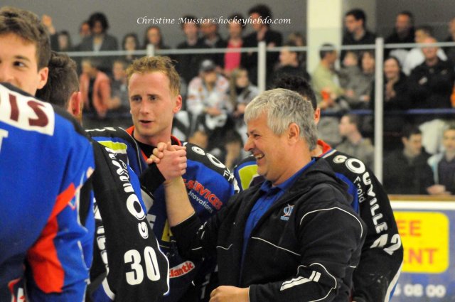 Photo hockey match Caen  - Brest  le 24/04/2010