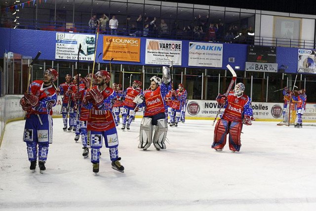 Photo hockey reportage Lyon - Mulhouse en images