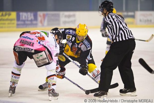 Photo hockey match Strasbourg  - Amiens  le 13/09/2008