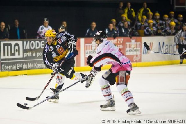 Photo hockey match Strasbourg  - Amiens  le 13/09/2008