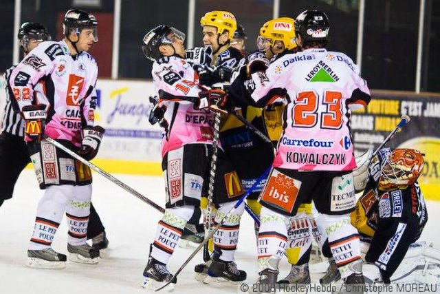 Photo hockey match Strasbourg  - Amiens  le 13/09/2008