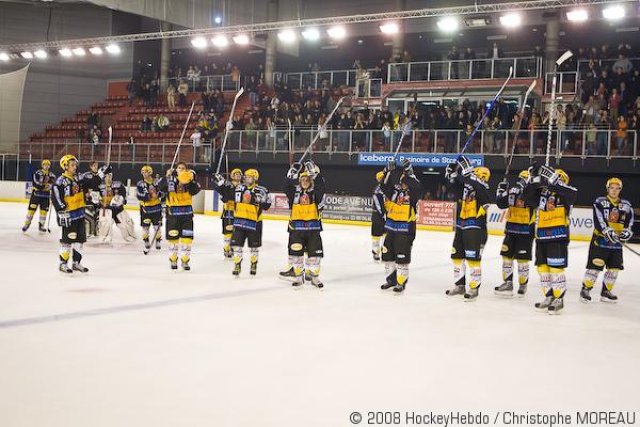 Photo hockey match Strasbourg  - Amiens  le 13/09/2008