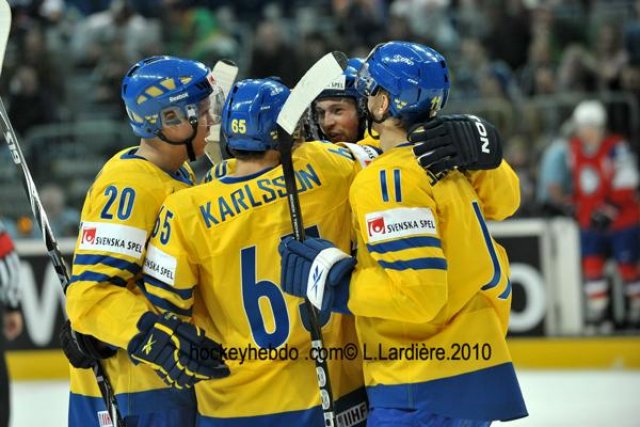 Photo hockey album Hockey Mondial 10 : Suède - Norvège