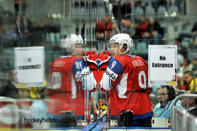 Photo hockey album Hockey Mondial 10 : Suède - Norvège