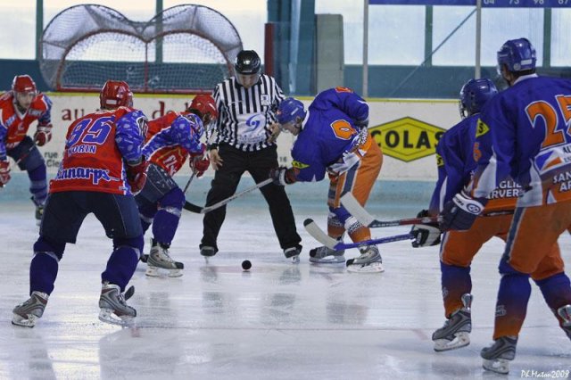Photo hockey reportage D2 : Amical : Lyon - Clermont en images