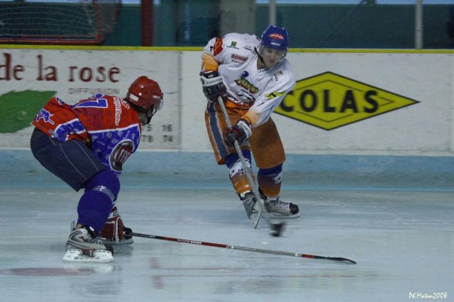 Photo hockey reportage D2 : Amical : Lyon - Clermont en images