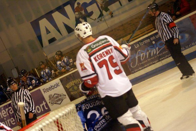 Photo hockey match Angers  - Briançon  le 18/09/2010