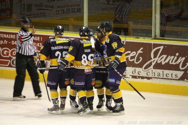 Photo hockey match Chamonix  - Rouen le 18/09/2010