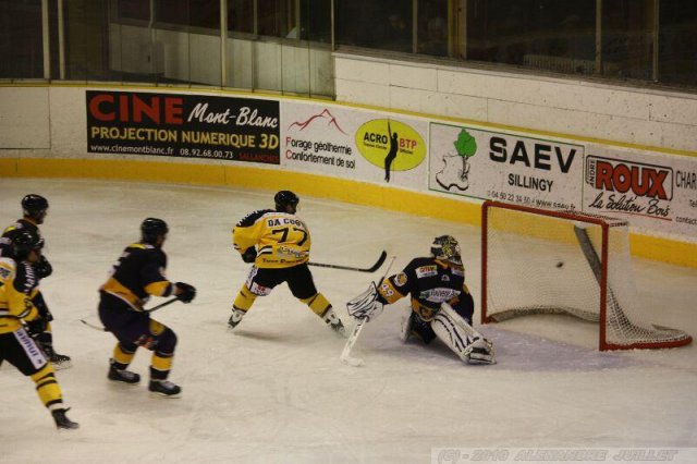 Photo hockey match Chamonix  - Rouen le 18/09/2010