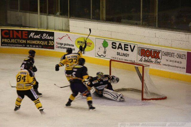 Photo hockey match Chamonix  - Rouen le 18/09/2010