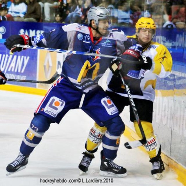 Photo hockey match Grenoble  - Strasbourg  le 18/09/2010