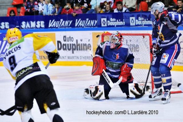 Photo hockey match Grenoble  - Strasbourg  le 18/09/2010