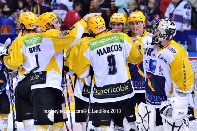 Photo hockey match Grenoble  - Strasbourg  le 18/09/2010