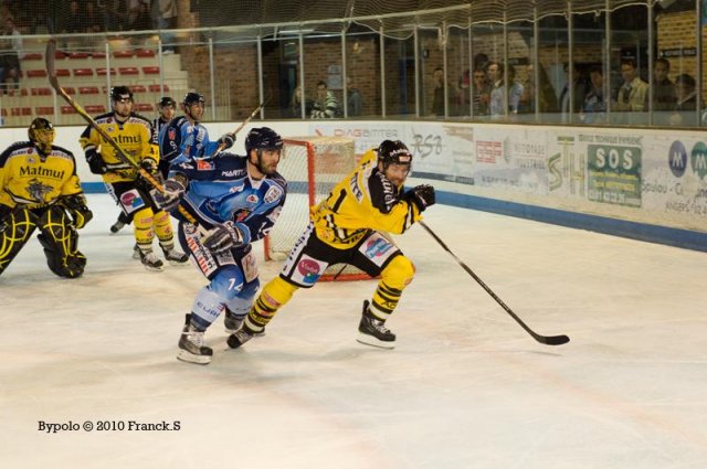 Photo hockey match Angers  - Rouen le 21/09/2010