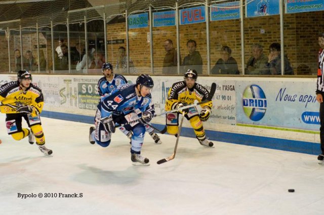 Photo hockey match Angers  - Rouen le 21/09/2010