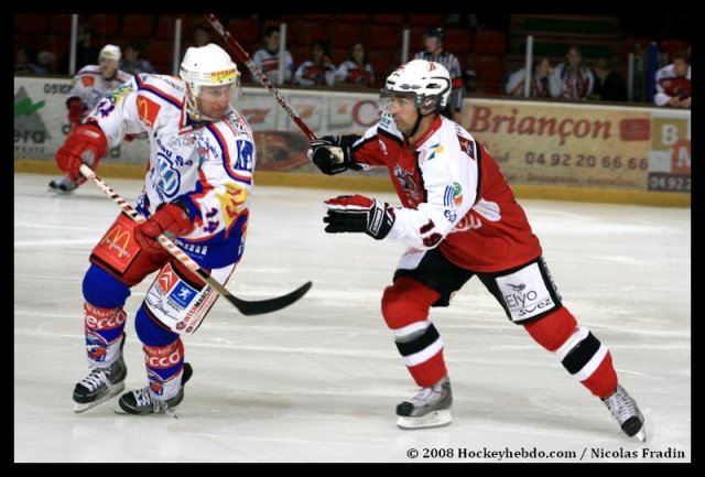 Photo hockey match Briançon  - Epinal  le 20/09/2008