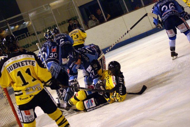 Photo hockey match Angers  - Rouen le 21/09/2010