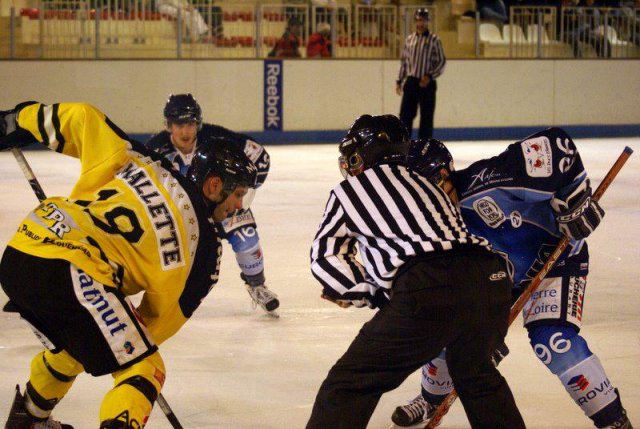 Photo hockey match Angers  - Rouen le 21/09/2010