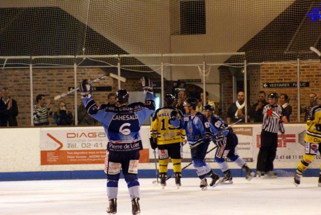Photo hockey match Angers  - Rouen le 21/09/2010