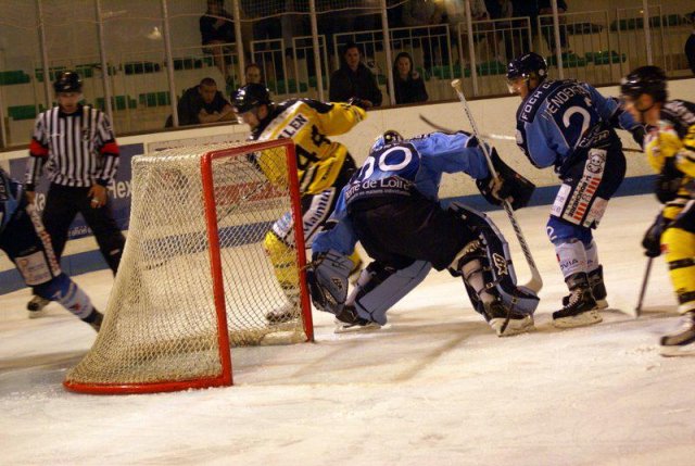Photo hockey match Angers  - Rouen le 21/09/2010