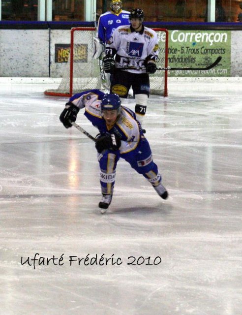 Photo hockey match Villard-de-Lans - Chamonix  le 21/09/2010