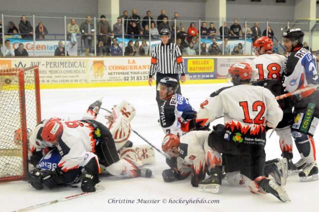 Photo hockey match Caen  - Neuilly/Marne le 22/09/2010