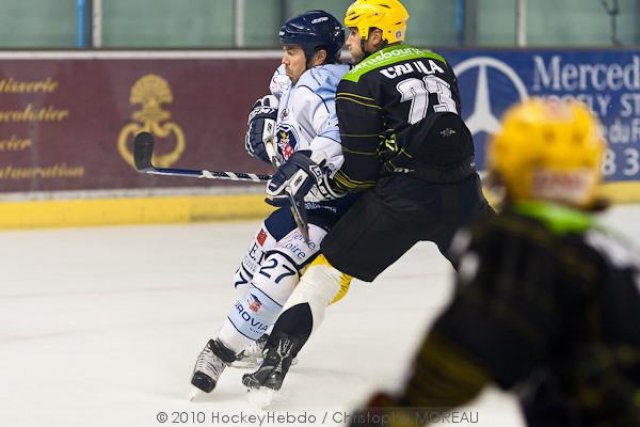 Photo hockey match Strasbourg  - Angers  le 25/09/2010