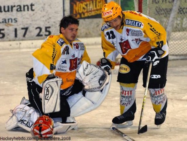 Photo hockey match Villard-de-Lans - Strasbourg  le 20/09/2008