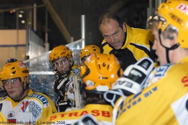 Photo hockey match Villard-de-Lans - Strasbourg  le 20/09/2008