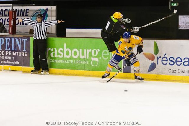 Photo hockey match Strasbourg  - Dijon  le 28/09/2010