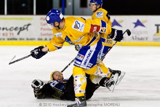 Photo hockey match Strasbourg  - Dijon  le 28/09/2010